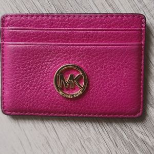 Michael Kors Pink Cardholder